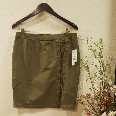 William Rast  Military Olive Skirt Junior 30