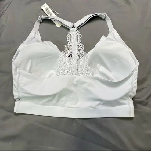 Soma Bralette Women's Size XL Enbliss Racerback Lace BLUE MIST NWT $49