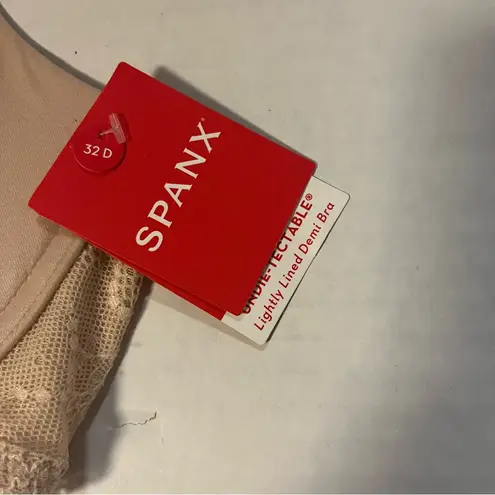 Spanx  Bra Women's Undie-tectable Lightly Lined Demi Bra Sz 32D NWT in Soft Nude thumbnail 4