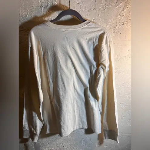 Treasure & Bond Holiday Bronco NWT Graphic Long Sleeve Tee cream XL