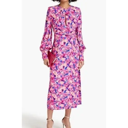 New! REBECCA VALLANCE Little Havana
Floral Long Sleeve Midi Dress Sz 4
$595 Pink