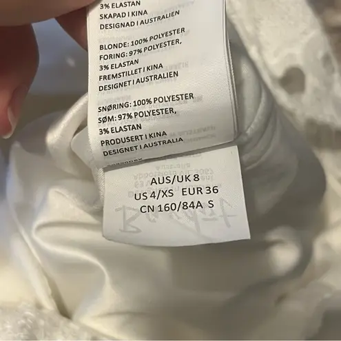 Bardot Indra Ivory Lace Sheath Dress