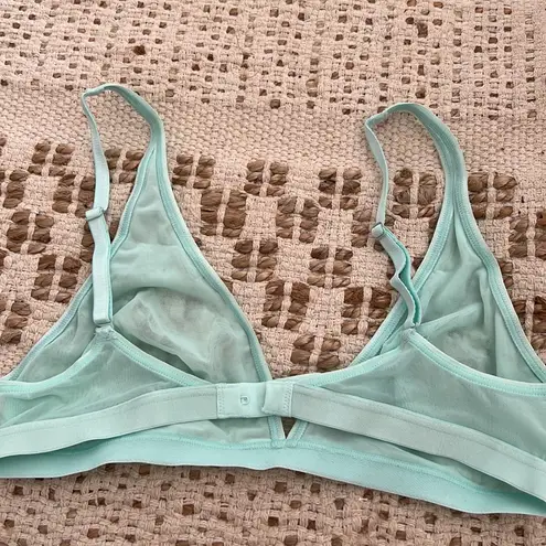 Parade Silky Mesh Plunge Bralette Small NEW