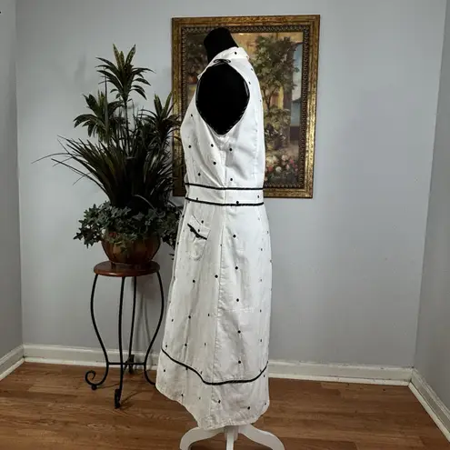 Niki Valentine Woman 10 Dress Open Front Collared Sleeveless Whimsigoth Fairy