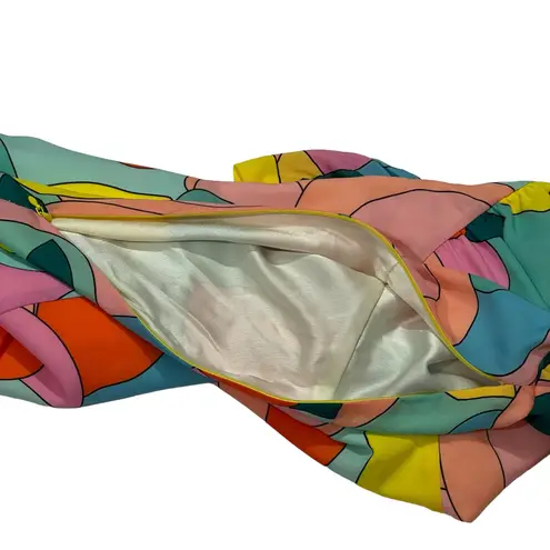 STAUD Mini Milla Dress - Citrus Kaleidoscope - 2