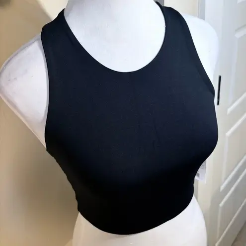 Girlfriend Collective Dylan Racer Back Compressive Crop/Bra - Black NWT ~ XS🧡