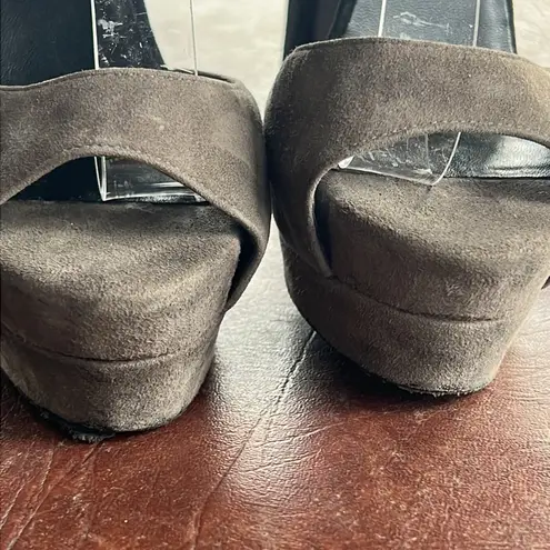 Pierre Hardy Colorblock Suede Platform Sandals Size 7