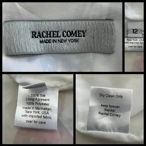 Rachel Comey 100% Silk Nightcap Midi Skirt Cactus Flower Print. Large 12. Boho Red