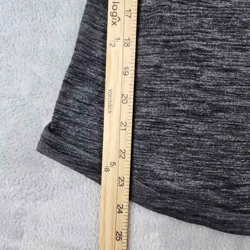 Lululemon 5 Mile Long Sleeve Heathered Black Top Women's Size 4 (?)