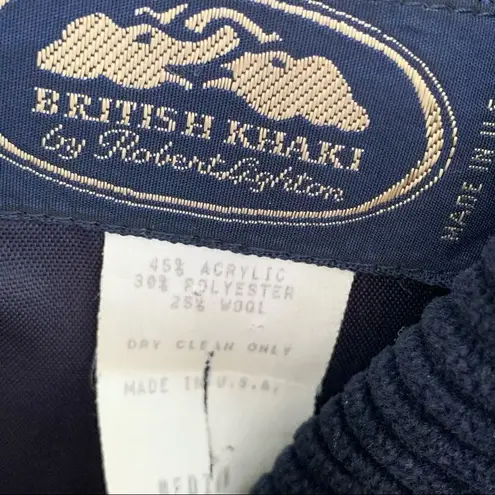 British Khaki Vintage by Robert Lighton duffel style wool blend coat, green