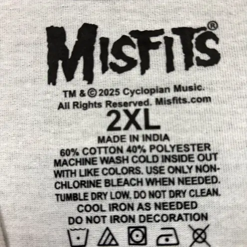 The Misfits The Crimson Ghost Punk Rock Band T-Shirt Size 2XL