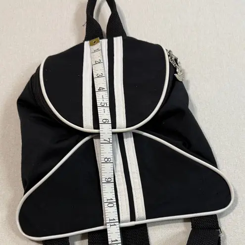 Adidas  Black and White Striped Backpack