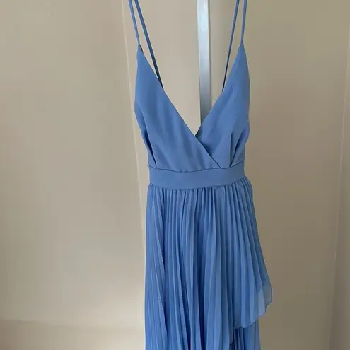 Michael Costello NWT x Revolve Ale Gown in Light Blue Small