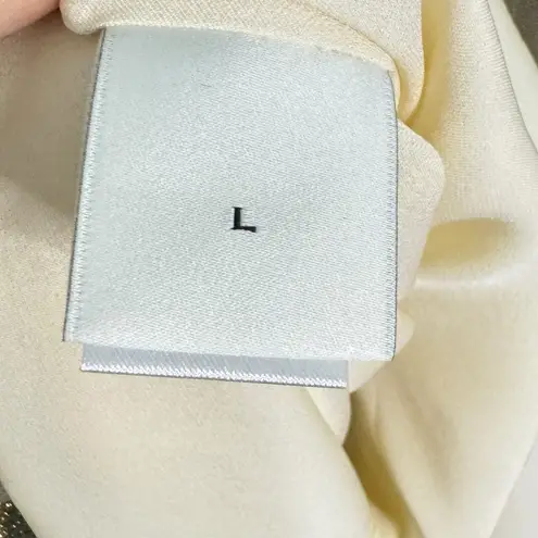 Adam Lippes Ruffled Lamé Midi Dress Silk Blend