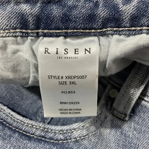 Risen NWT  High Rise Distressed Plus Size Boyfriend Jeans