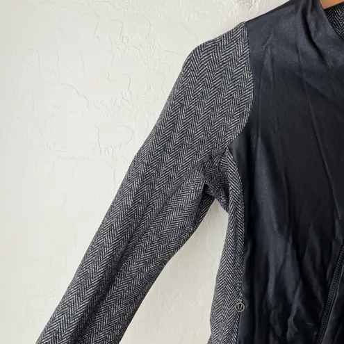 Lululemon  Emerge Renewed Herringbone Zip Up Jacket