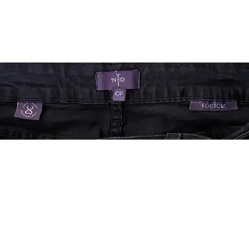 NYDJ Black Bootcut Denim Jeans ~ Women's Size 10P