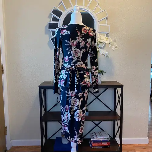 Rachel Roy RACHEL Stella Floral Midi Dress XS