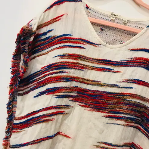 Dylan Baja Boho Fringe Poncho size XS/small.