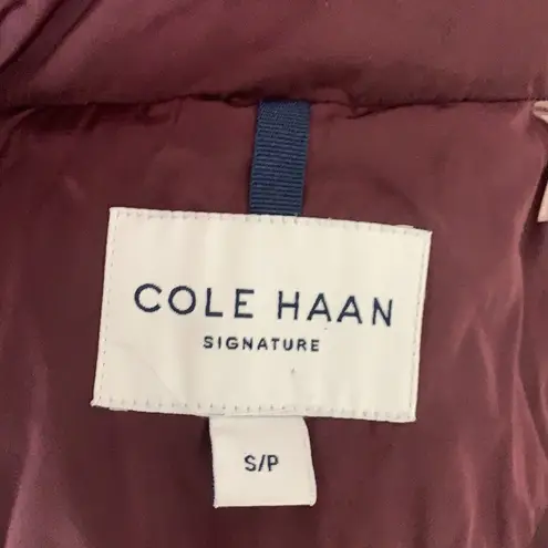 Cole Haan  Merlot Goose Down Puffer Coat