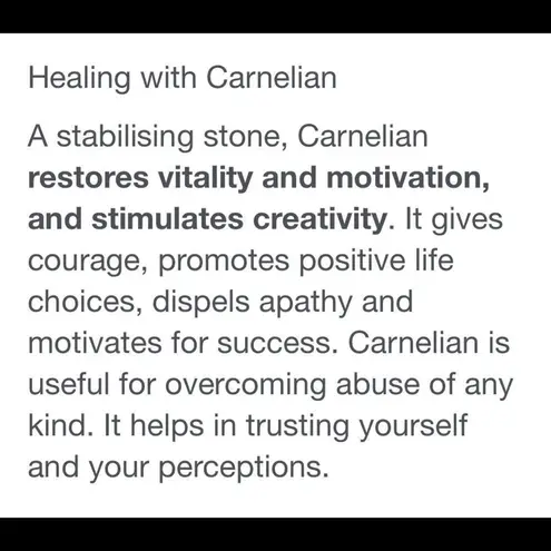 Hematite and carnelian necklace