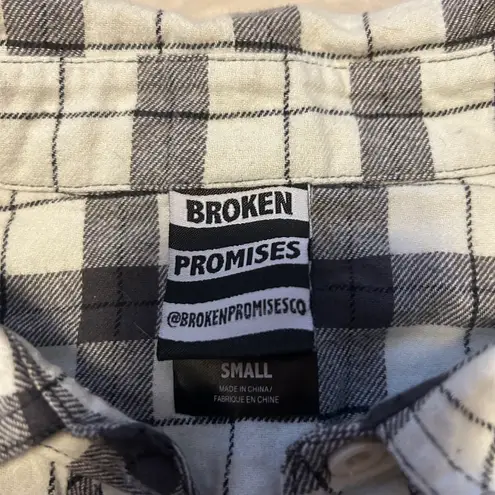 Broken Promises Cropped Flannel