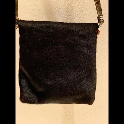 Custom Made Hide Leather & Genuine Alligator Bag By Lanzano Leather Dark Brown