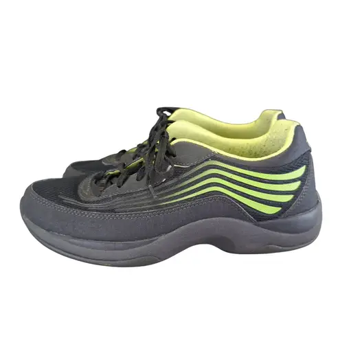 Dansko Shayla Sneakers Women 37 7 Athletic Shoes Black Comfort Slip Resistant