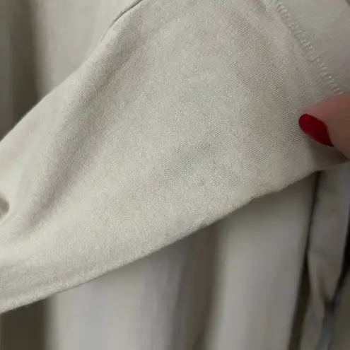 SKIMS Relaxed Long Sleeve T-Shirt in Taupe Cotton Blend Size XL