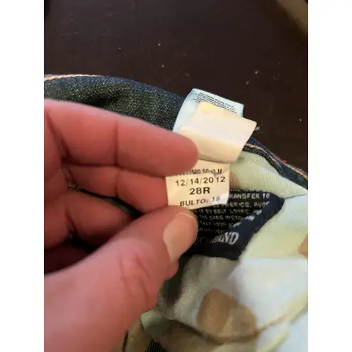 Lucky Brand  Jeans Womens 6 28R Blue Cate Boot Bootcut Flap Pockets Stretch