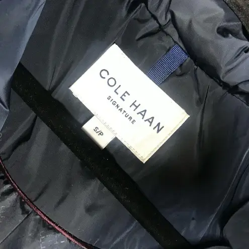 Cole Haan Cole Haaan Navy Blue Down Filled Puffer Jacket