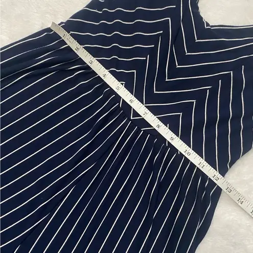 Just For You Navy Striped Women's Jumpsuit