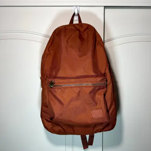 Herschel Settlement 23L Backpack Picante Orange Zipper Bag with Laptop Pocket