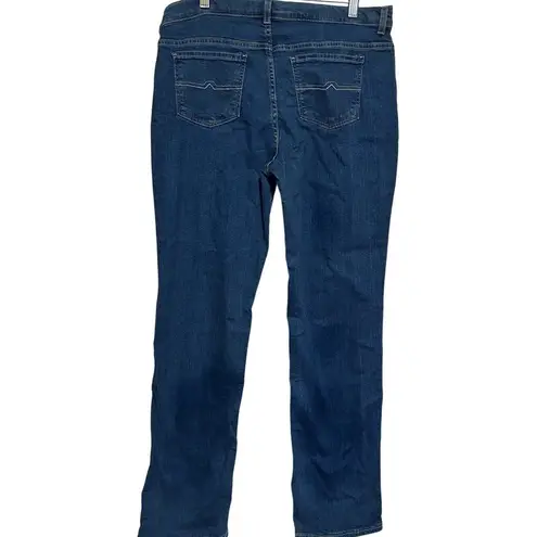 Arizona Jeans Arizona Jean Co Women's/Junior's Straight Blue Denim Jeans Size 18 1/2 Plus