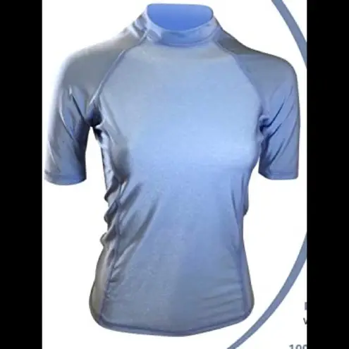 Goddess Rash Guard Light Blue Sun Protection XL Summer Surf Vacation Beach