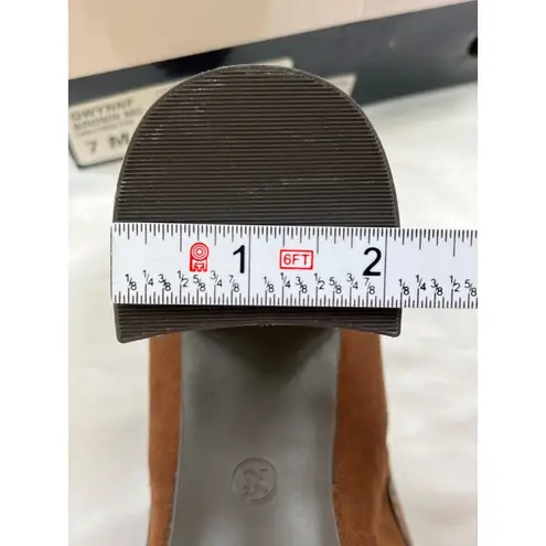 Karen Scott Womens Brown loafer Heels Size 7M SKU 7303