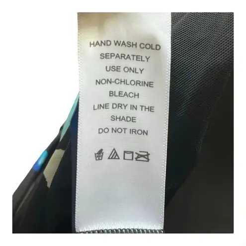 Swimsuits For All SWIM365 Swimsuit Blue Painterly Leaves Women Plus Size 30 NWOT