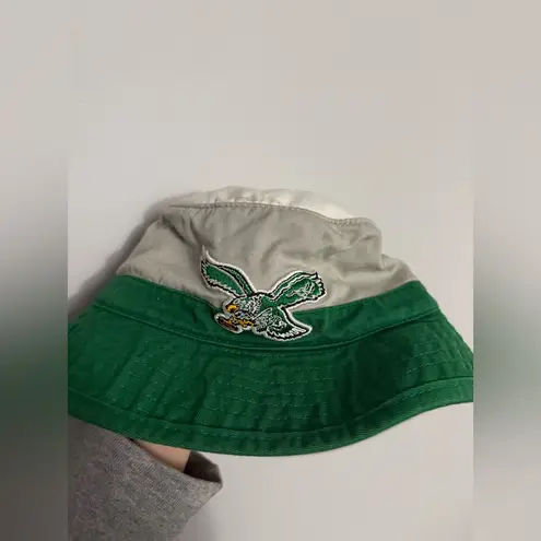 Mitchell & Ness  Philadelphia Eagles Bucket Hat Throwback Hat Retro Gray Green