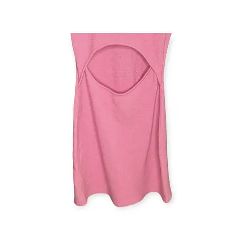 Victor Glemaud ❤︎︎ Pique Cut Out Sleeveless Tank Dress ❤︎︎ Barbie Pink ❤︎︎ XS