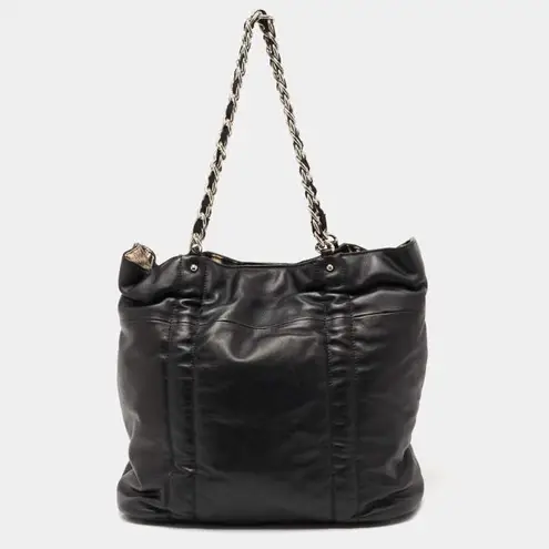 Furla  Black Leather Shoulder Bag