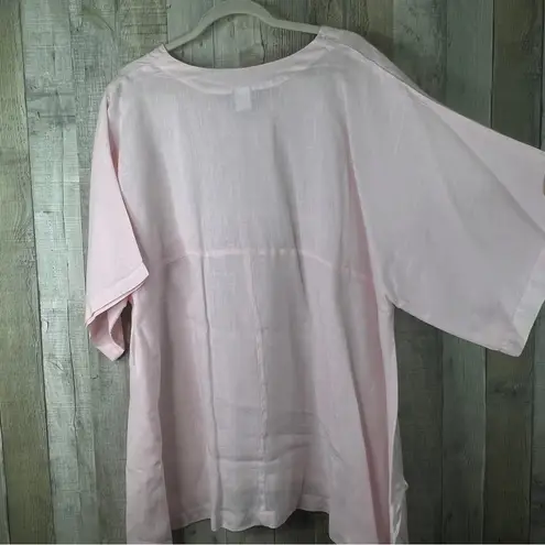 Match Point Large Linen Pink V