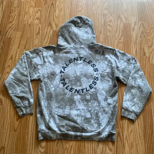 TIE DYE CIRCLE LOGO IN GREY CRYSTAL WASH