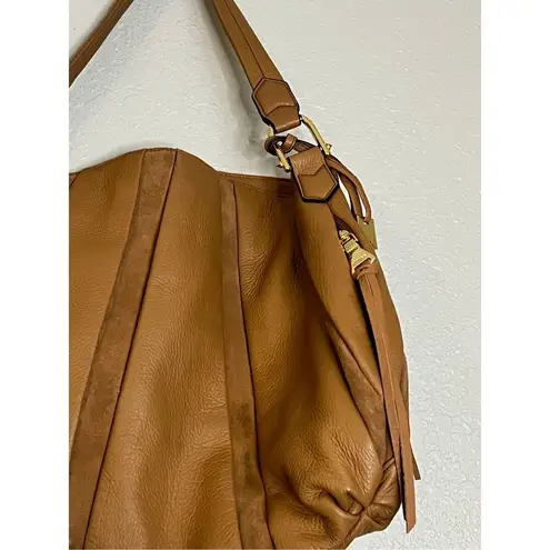 Aimee Kestenberg  Tuscany Leather Suede Hobo Shoulder Bag