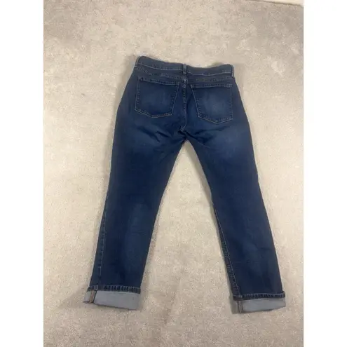 Mott & Bow Boyfriend Jeans Womens Size 28x28 Normcore Travel Minimalist Casual Blue