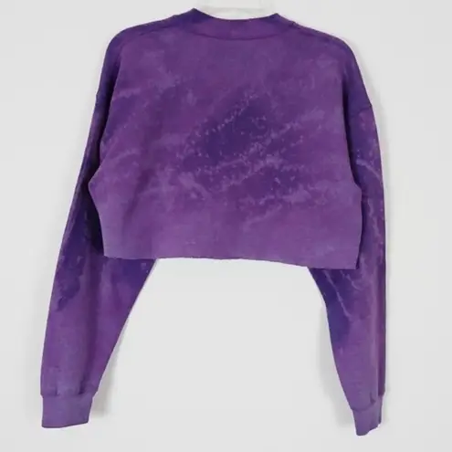 Vintage USA Olympics Purple Bleach Dye Sweatshirt Purple Size L