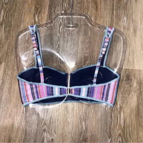 Becca South Coast Bandeau Bikini Top D-cup NWOT