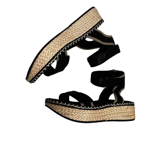 OTBT Reflector Espadrille Flat Sandals, Sz 6.5