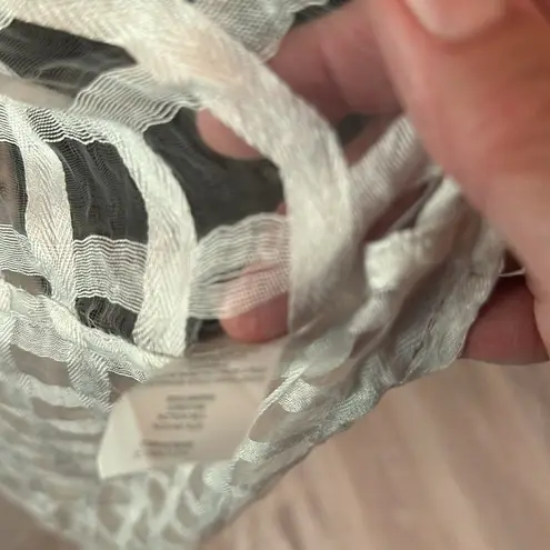 Christopher & Banks white infinity scarf