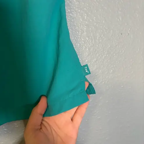 TNA Aritzia Women's Big Easy 5" Athletic Short Teal Medium Workout Gym Active Blue