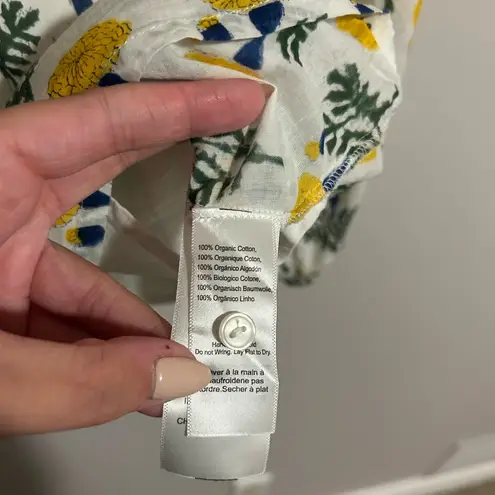 Emerson Fry Lucy Blouse in Big Marigolds size Small (S) White